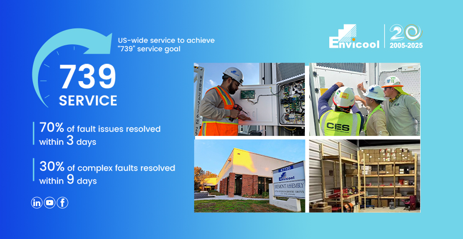 Envicool continues to redefine service standards across the US with our 