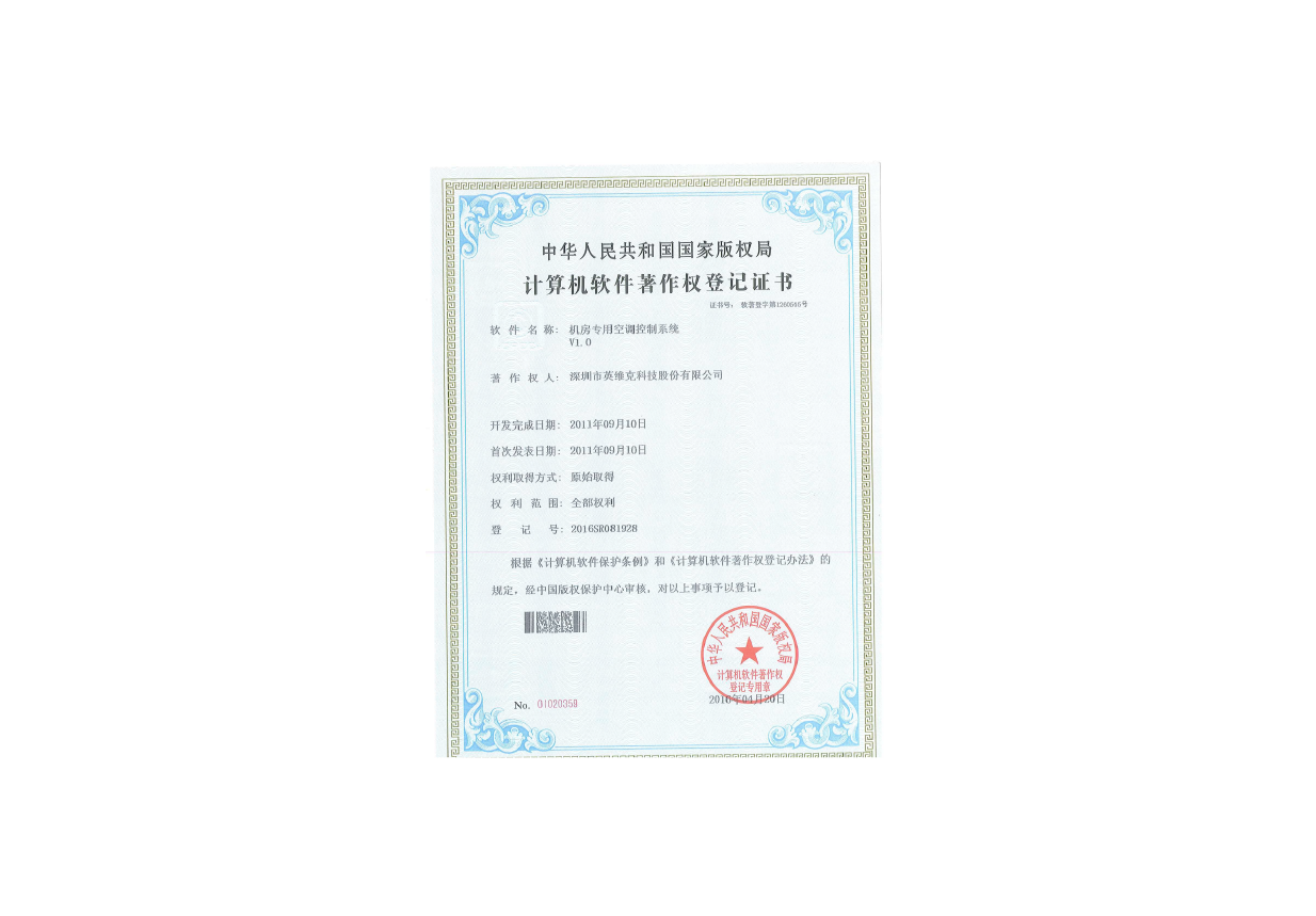 Software Copyright certification